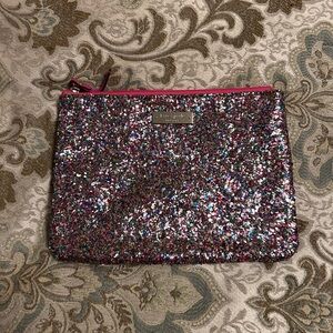Kate Spade glitter pouch